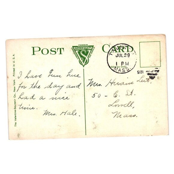 Normal School State Capitol Providence RI Postcard Vintage Valentine Souvenir Co - Picture 2 of 2